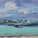 Acryl schilderij, Maya Wildevuur, Mexico, 2008